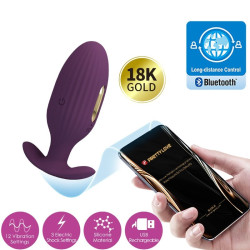 Pretty Love - Plug Anal Contrôlé Par Application Jefferson Violet